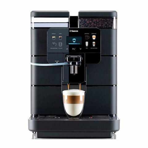 Кофемашина SAECO NEW ROYAL OTC, 1400 Вт, объем 2,5 л, для зерен 600 г, автокапучинатор, черная, 9J0080 - фото 2