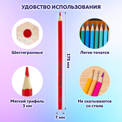 Карандаши цветные супермягкие яркие классические в пенале-скрутке BRAUBERG MAX 50 цветов + держатель и точилка, натуральное дерево, 182007 - фото 11