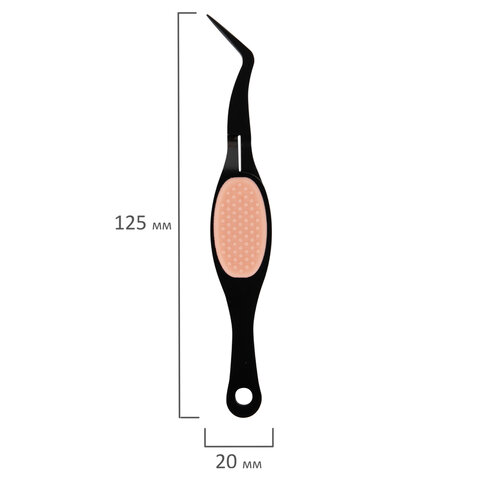 Пинцет обратного действия для рукоделия и хобби, 12,5 см, ОСТРОВ СОКРОВИЩ, 663841, PC-126B - фото 5