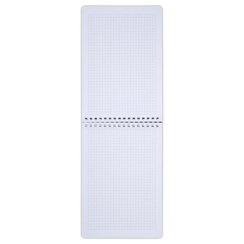 Блокнот А5, 80 л., силиконовый гребень, обложка пластик, клетка, BRAUBERG, зеленый, 117560 - фото 7