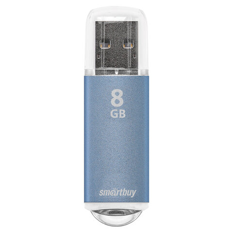 Флеш-память Smartbuy V-Cut, 8Gb, USB 2.0, син, SB8GBVC-B - фото 3