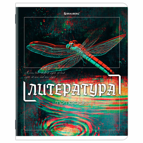 Тетради предметные, КОМПЛЕКТ 12 ПРЕДМЕТОВ, 48 л., глянцевый УФ-лак, BRAUBERG "GLITCH", 405170 - фото 9