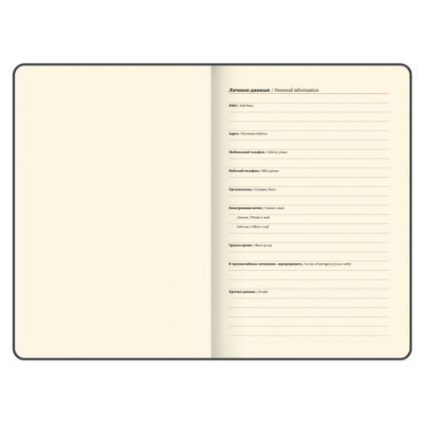 Еженедельник датированный 2026 А5 145х215 мм, BRAUBERG "Augustus", под кожу, розовый, 117163 - фото 5