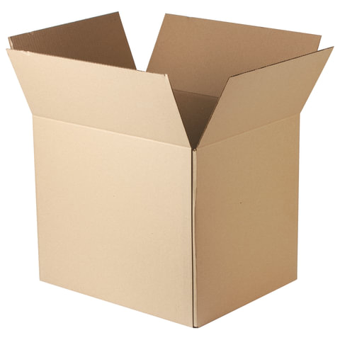 Гофрокороб, длина 400 мм х ширина 320 мм х высота 340 мм, марка Т23, профиль В, FEFCO 0201 / ГОСТ, исполнение А - фото 2