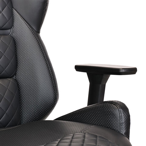Кресло BRABIX PREMIUM "Tokyo EX-595", регулируемый подголовник, рециклированная кожа, черное, 532975 - фото 11