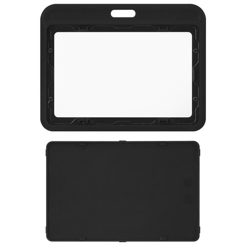 Бейдж горизонтальный (54х85 мм), черный, МАТОВАЯ ПОВЕРХНОСТЬ, BRAUBERG EXTRA, 238819 - фото 3