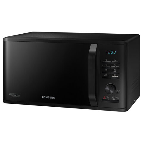 Микроволновая печь SAMSUNG MG23K3515AK/BW, объем 23 л, мощность 800 Вт, электронное управление, черная - фото 4