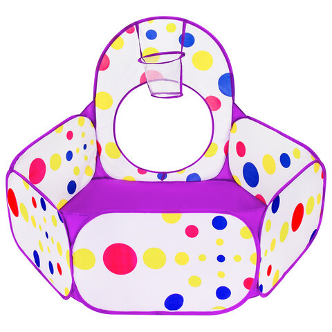 Детская игровая палатка-лабиринт с тоннелем и сухим бассейном, 90x190x270 см, BRAUBERG KIDS, 665172 - фото 14