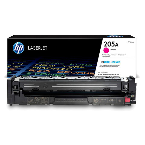 Картридж лазерный HP (CF533A) LaserJet Pro M180/M181, №205A, пурпурный, оригинальный, ресурс 900 страниц - фото 2