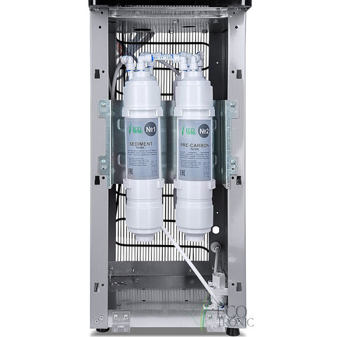 Пурифайер для воды ECOTRONIC M40-U4L напольный, НАГРЕВ/ОХЛАЖДЕНИЕ КОМПРЕССОРНОЕ, 2 крана, черный, 11609 - фото 6