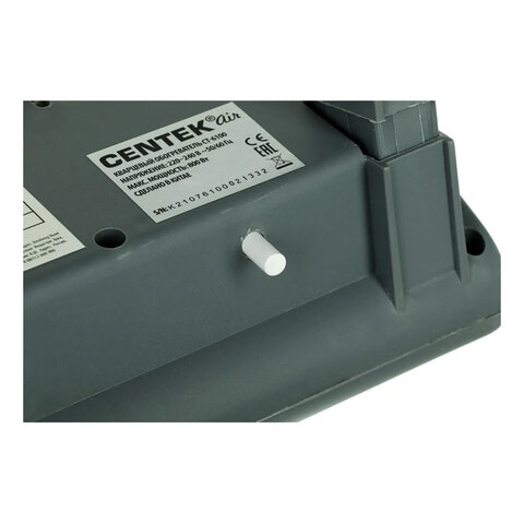 Обогреватель инфракрасный CENTEK CT-6100 DGY, 800 Вт, 2 режима, напольная установка, черный - фото 13