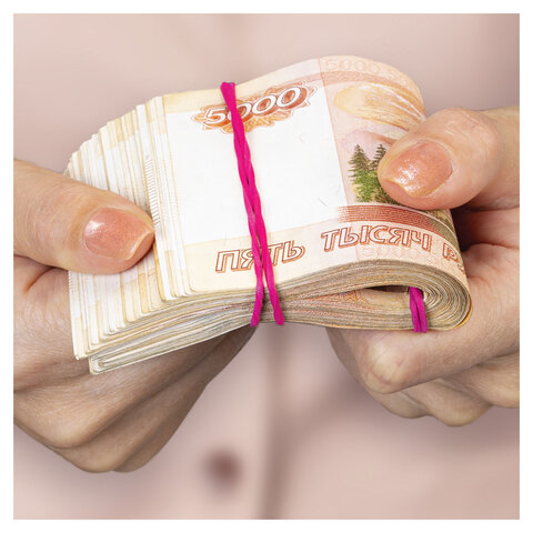 Резинки банковские TPR универсальные, диаметр 60 мм, 50 г, ЯРКИЕ ЦВЕТА, BRAUBERG SPECIAL, 440190 - фото 6
