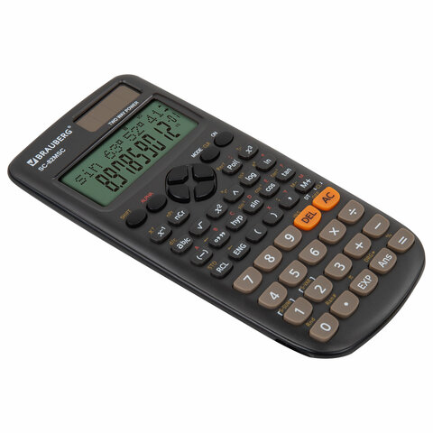 Калькулятор инженерный BRAUBERG SC-82MSС (165х84 мм), 240 функций, 10+2 разрядов, двойное питание, 271722 - фото 9