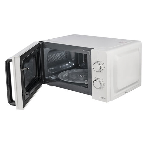 Микроволновая печь CENTEK CT-1575, объем 20 л, мощность 700 Вт, механическое управление, белая, CT-1575 White - фото 5