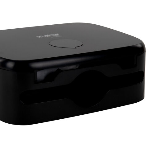 Диспенсер для полотенец LAIMA PROFESSIONAL PREMIUM BLACK (Система H2), Z-сложения, черный, ABS-пластик, 609522 - фото 6