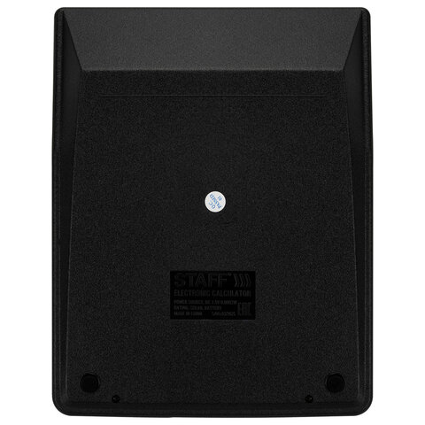 Калькулятор настольный STAFF STF-888-New (202x158 мм), 12 разрядов, двойное питание, черный, 273831 - фото 2