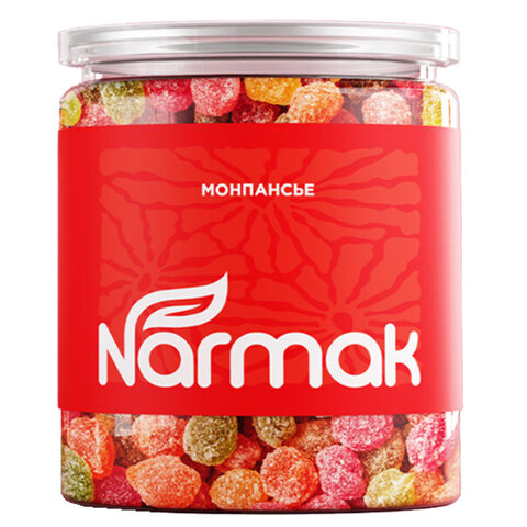 Карамель леденцовая NARMAK "Монпансье" с фруктовым вкусом, 400 г - фото 1