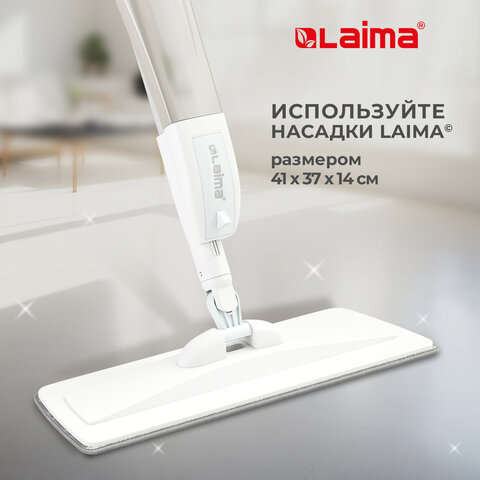 Швабра с распылителем UltraSpray Z, 2 насадки из микрофибры с плоским ворсом, скребок, LAIMA, 609145 - фото 24