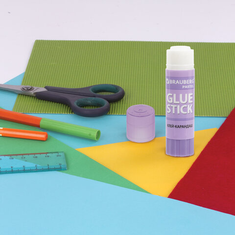 Клей-карандаш в пастельном корпусе BRAUBERG PASTEL, 15 г, PVP-основа, ассорти, 271249 - фото 12