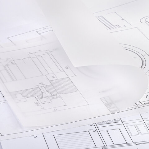 Калька А4 ВЫСОКОЙ ПРОЗРАЧНОСТИ, ПЛОТНАЯ, для печати и творчества, 90 г/м2, 100 листов, BRAUBERG, 116643 - фото 4