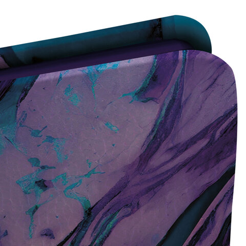 Еженедельник датированный 2026 МАЛЫЙ ФОРМАТ 95х155 мм, А6, BRAUBERG "Vista", под кожу, "Мрамор", 117202 - фото 3