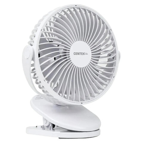 Вентилятор настольный CENTEK CT-5045, 4 режима, d=15 см, 5 Вт, белый - фото 1