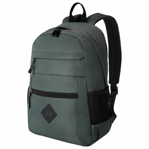 Рюкзак BRAUBERG DYNAMIC универсальный, эргономичный, серый, 43х30х13 см, 270802 - фото 1