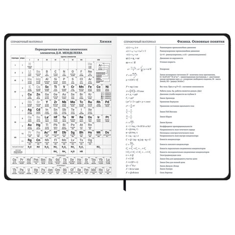 Дневник 1-11 класс 48 л., твердый, BRAUBERG, матовая ламинация, резинка, закладка-ляссе, с подсказом, "Элементы", 107242 - фото 17