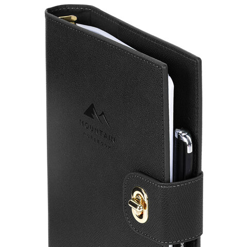 Ежедневник-органайзер недатированный B5, 167х240 мм, BRAUBERG "Nova", под кожу, 160 л., черный, 116204 - фото 5