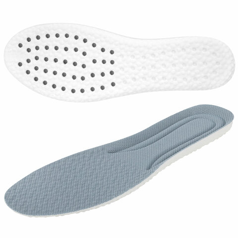 Стельки для обуви АНАТОМИЧЕСКИЕ ДЫШАЩИЕ, материал PU PRO, размер RU 34-39 / EU 35-40, с линиями выреза, SHEGRA (ШЕГРА), 700738 - фото 4