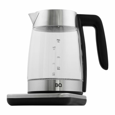 Чайник BQ (БИ-КЬЮ) KT1736G, 1,8 л, 2200 Вт, закрытый нагревательный элемент, ТЕРМОРЕГУЛЯТОР, стекло, 86190523 - фото 3