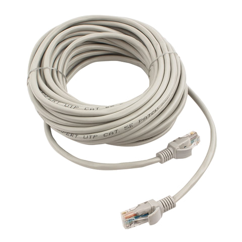 Кабель (патч-корд) UTP 5Е категория, RJ-45, 10 м, CABLEXPERT, для подключения по локальной сети LAN, PP12-10M - фото 2