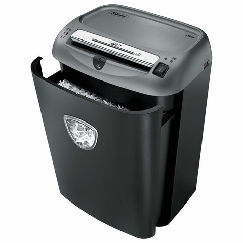 Уничтожитель (шредер) FELLOWES POWERSHRED 75Cs, 4 уровень секретности, фрагменты 4x38 мм, 12 л., 27 л, FS-46750 - фото 3