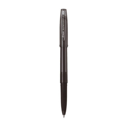 Ручка шариковая с грипом PILOT Super Grip G, ЧЕРНАЯ, узел 0,7 мм, линия 0,22 мм, BPS-GG-F B - фото 4