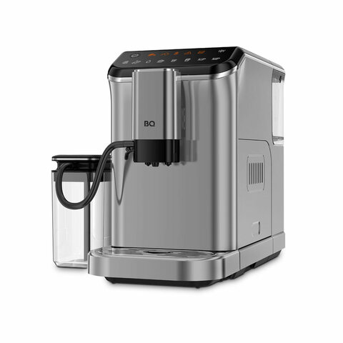 Кофемашина BQ (БИ-КЬЮ) CM6000, 1350 Вт, объем 1,5 л, автокапучинатор, серебристая, 86199065 - фото 1