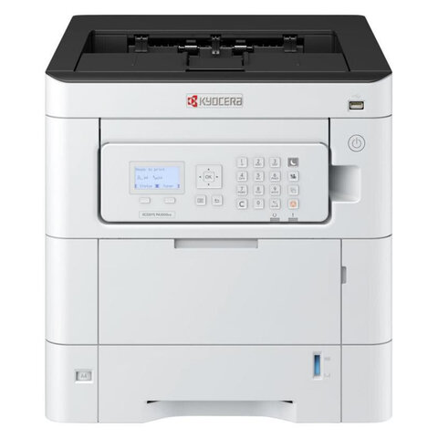 Принтер лазерный ЦВЕТНОЙ KYOCERA ECOSYS PA3500cx А4, 35 стр./мин., 100000 стр./мес., ДУПЛЕКС, сетевая карта, 1102YJ3NL0 - фото 1