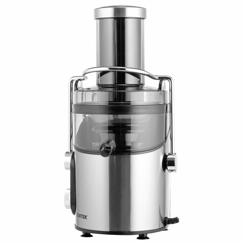 Соковыжималка CENTEK CT-1212, 1200 Вт, стакан 1,1 л, емкость для жмыха 1,7 л, металл, сталь/черный - фото 3