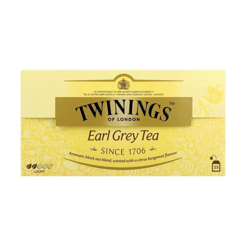 Чай TWININGS "Earl Grey" черный с бергамотом, 25 пакетиков в конвертах по 2 г, БРИТАНИЯ, 12002 - фото 2