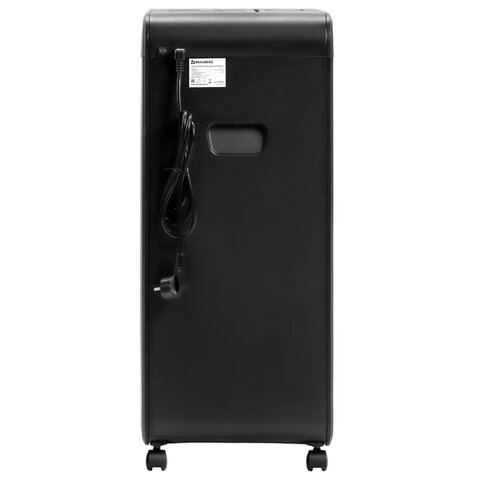 Уничтожитель (шредер) BRAUBERG PROFESSIONAL PS-2542x, CD, "HeavyDuty", 4 уровень секретности, 4х40 мм, 25 листов, корзина 42 литра, 532594 - фото 6