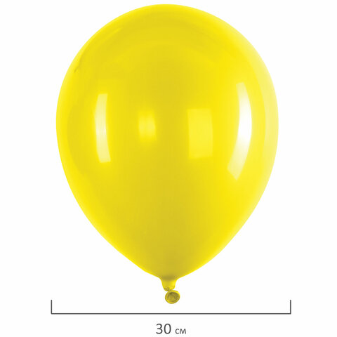 Шары воздушные 30 см, 100 штук, "ЯРКИЕ ЦВЕТА", ассорти, BRAUBERG KIDS, 591872 - фото 4