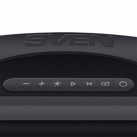 Колонка портативная SVEN PS-380, 40 Вт, TWS, Bluetooth, FM, USB, черный, SV-021290 - фото 11