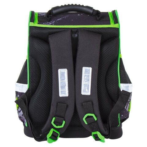 Ранец ЮНЛАНДИЯ WISE, 1 отделение, 3 кармана, устойчивое дно, "Offroad", 37х29х15 см, 228814 - фото 9