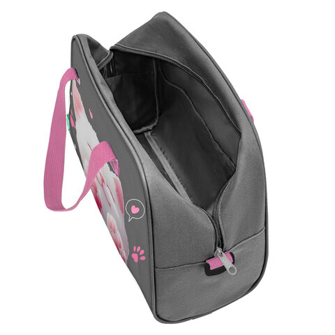 Сумка для занятий BRAUBERG KIDS с ручками, с плечевым ремнем, подкладка, 35x25x15 см, "Кот-мурлыка", 274629 - фото 8