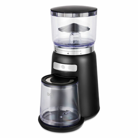 Кофемолка BQ (БИ-КЬЮ) CG2001, мощность 120 Вт, вместимость 210 г, 20 степеней помола, черная, 86199010 - фото 1