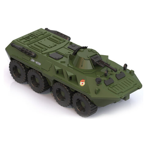 Военная машина игрушечная БРОНЕТРАНСПОРТЕР "Комбат", пластик, 31,5x12,5x10,5 см, НОРДПЛАСТ, 50 - фото 1
