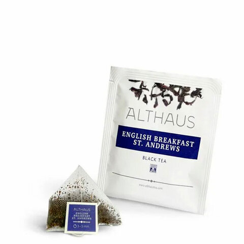 Чай ALTHAUS "English Breakfast" черный, 15 пирамидок по 2,75 г, ГЕРМАНИЯ, TALTHL-P00001 - фото 2