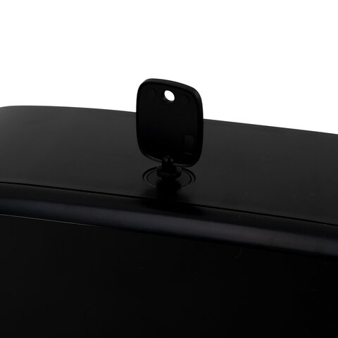 Диспенсер для полотенец LAIMA PROFESSIONAL PREMIUM BLACK (Система H2), Z-сложения, черный, ABS-пластик, 609522 - фото 4
