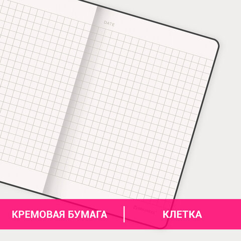 Блокнот МАЛЫЙ ФОРМАТ (93х140 мм) А6, BRAUBERG ULTRA, балакрон, 80 г/м2, 96 л., клетка, темно-зеленый, 113055 - фото 10