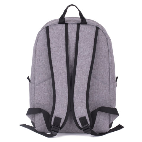 Рюкзак BRAUBERG URBAN универсальный, "Grey Melange", серый, 43х30х17 см, 228842 - фото 5