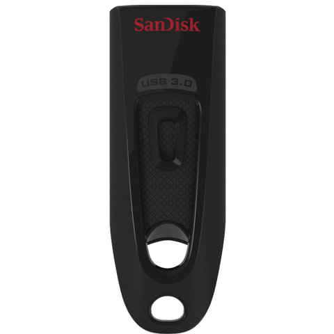 Флеш-память SanDisk Ultra, 128Gb, USB 3.0, чер, SDCZ48-128G-U46 - фото 1